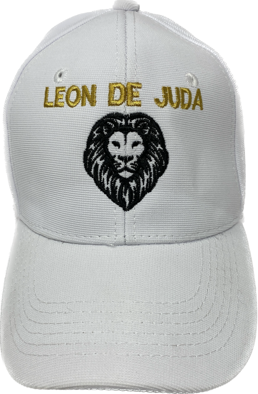 Gorra blanca Israel Leon de Juda 11554