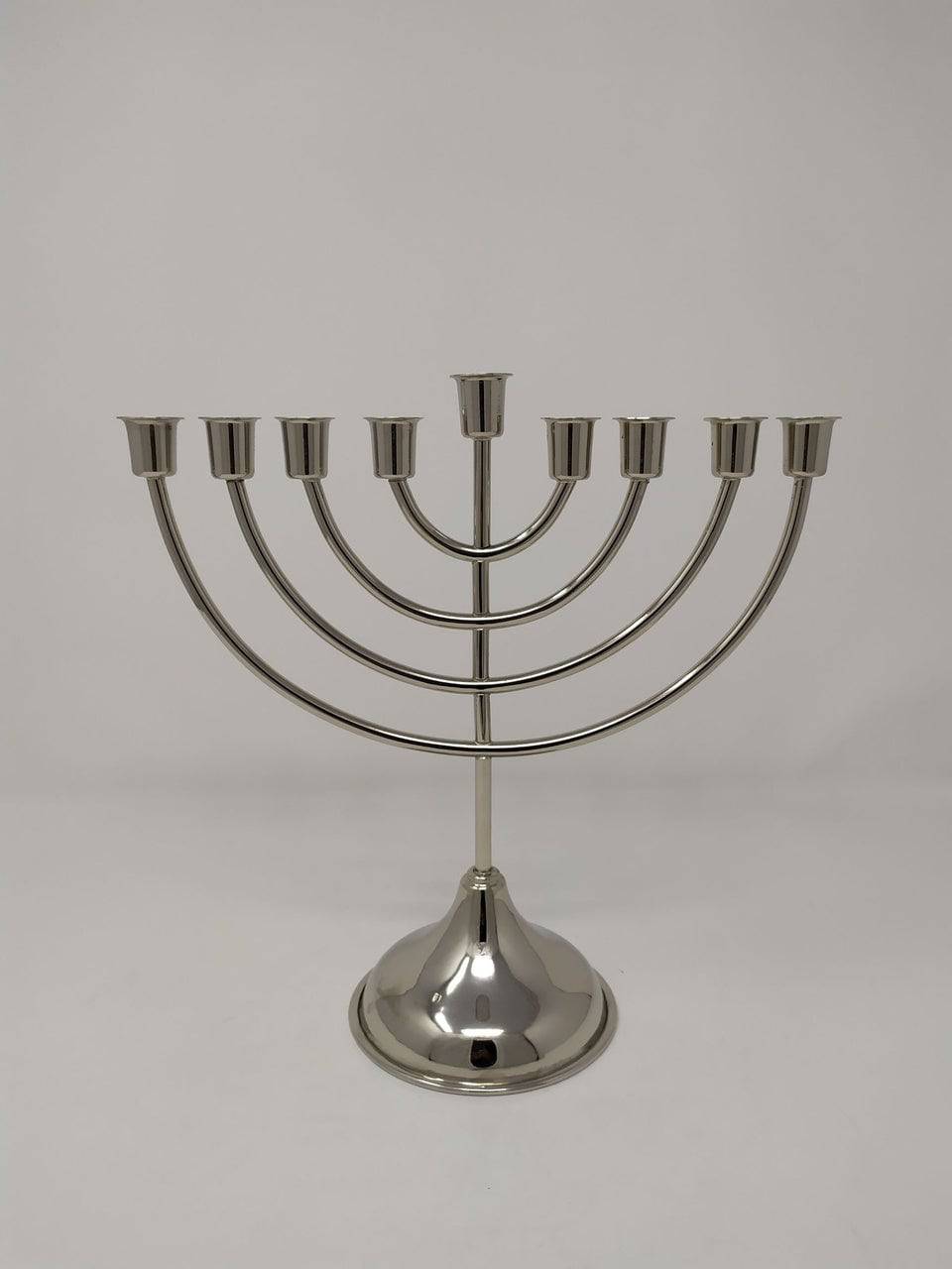 Janukia 9 Brazos Latón Plateado Chica Lisa - Libreria Jerusalem Centro