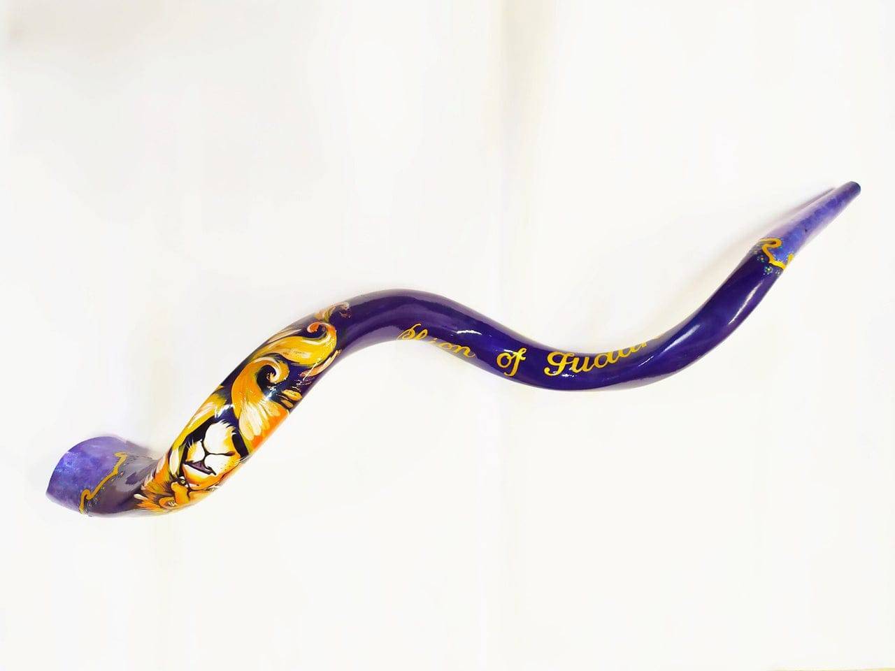 Shofar antílope decorados - Libreria Jerusalem Centro