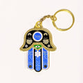 Llavero Hamsa negro 01739 - Libreria Jerusalem Centro