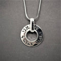 Collar ani ledodi plateado en circulo 10122 - Libreria Jerusalem Centro