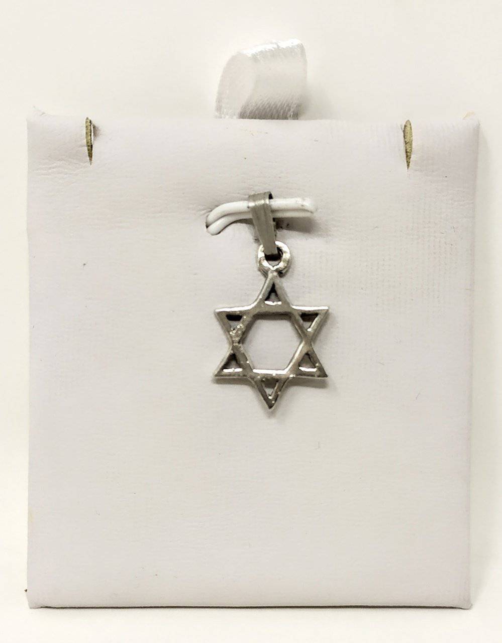 Dije maguen David plata 1.5 cm. 7770 - Libreria Jerusalem Centro