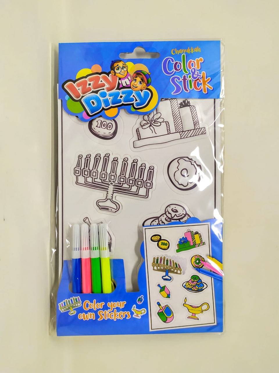 Chanukah color and stick - Libreria Jerusalem Centro