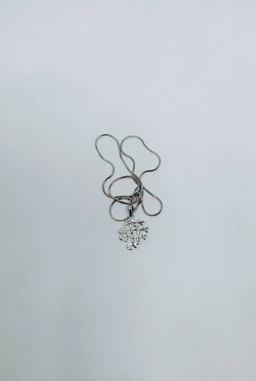 Collar ani ledodi plateado - Libreria Jerusalem Centro