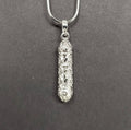 Collar mezuza plateada brillante 10323 - Libreria Jerusalem Centro