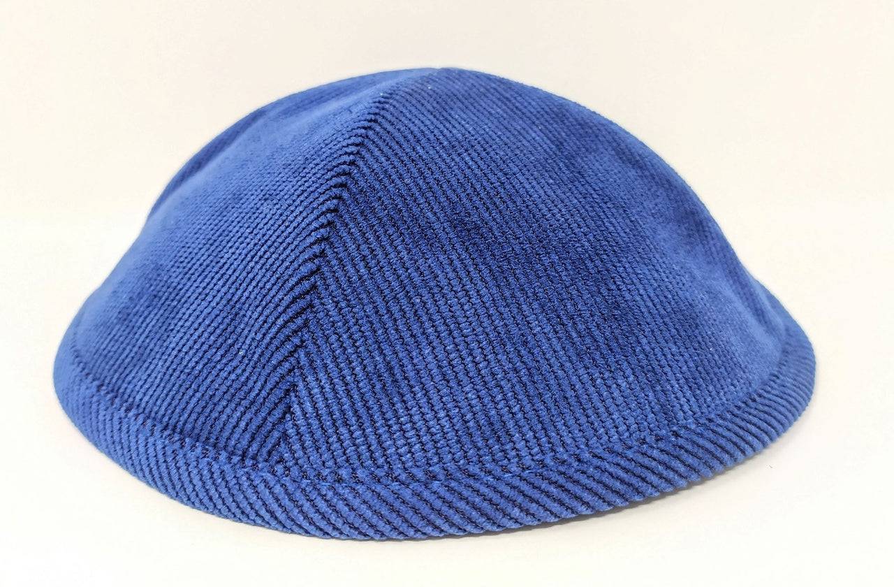 Kipá pana azul rey 10640 - Libreria Jerusalem Centro