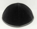 Kipá terciopelo negro premium talla 4, 4 partes 15765 - Libreria Jerusalem Centro