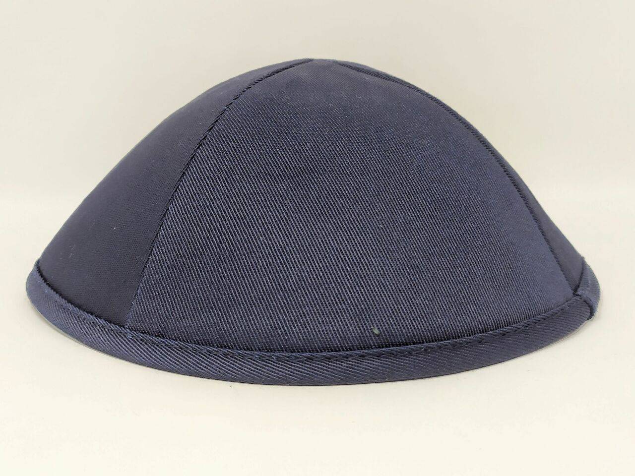 Kipa de poliester elegante Azul Marino Brilloso talla 6 14437 - Libreria Jerusalem Centro