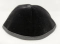 Kipá terciopelo negro talla 3 cuatro partes 15743 - Libreria Jerusalem Centro