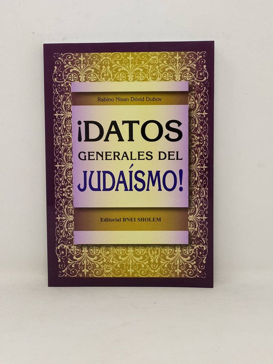 Datos Generales Del Judaismo - Libreria Jerusalem Centro