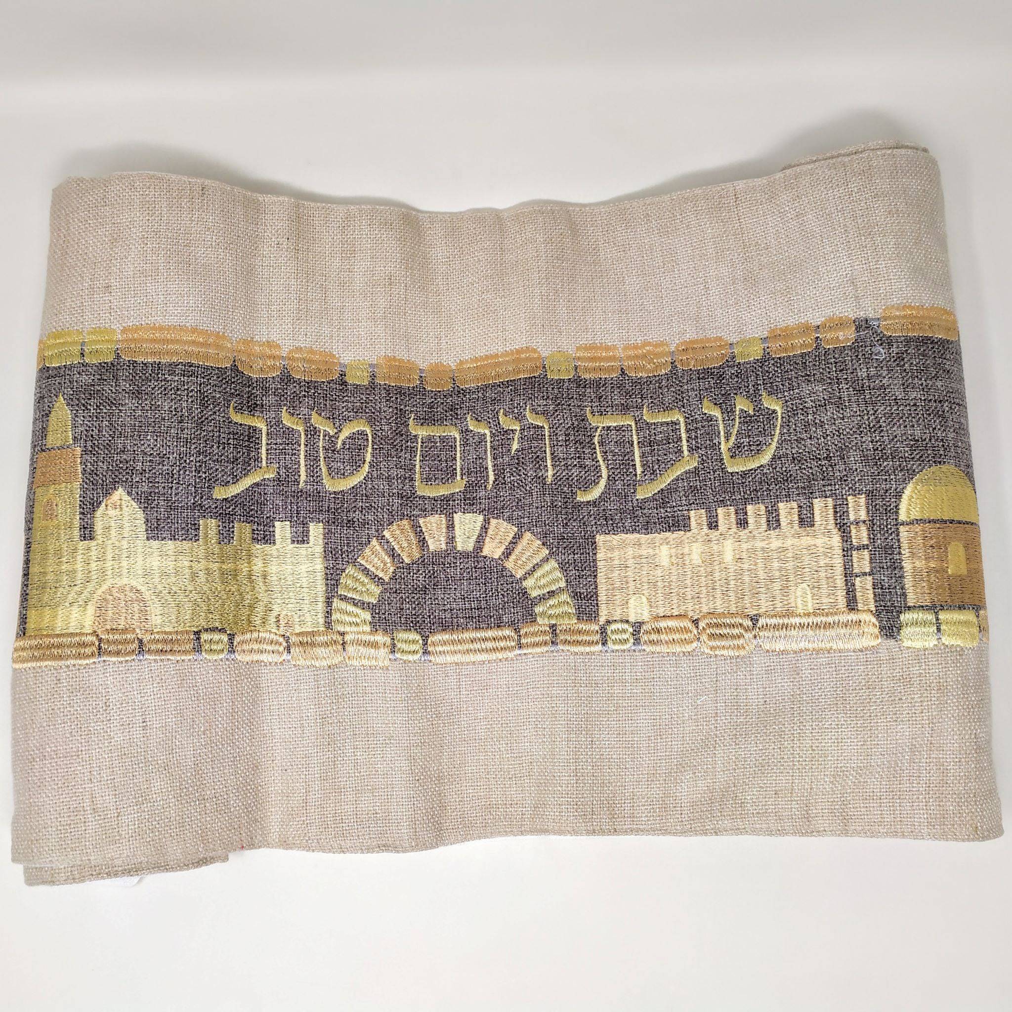 Camino de mesa beige 64578 - Libreria Jerusalem Centro