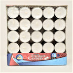 Velas tea light 100 pzas. 4.5 horas EU - Libreria Jerusalem Centro