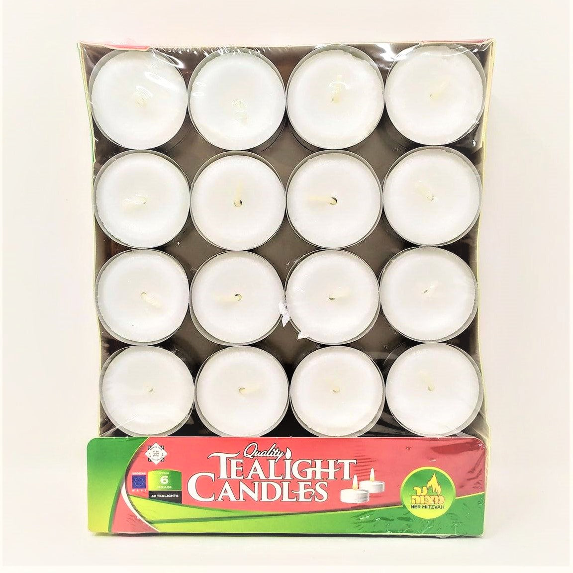 Velas tea light 40 piezas 6 horas EU - Libreria Jerusalem Centro