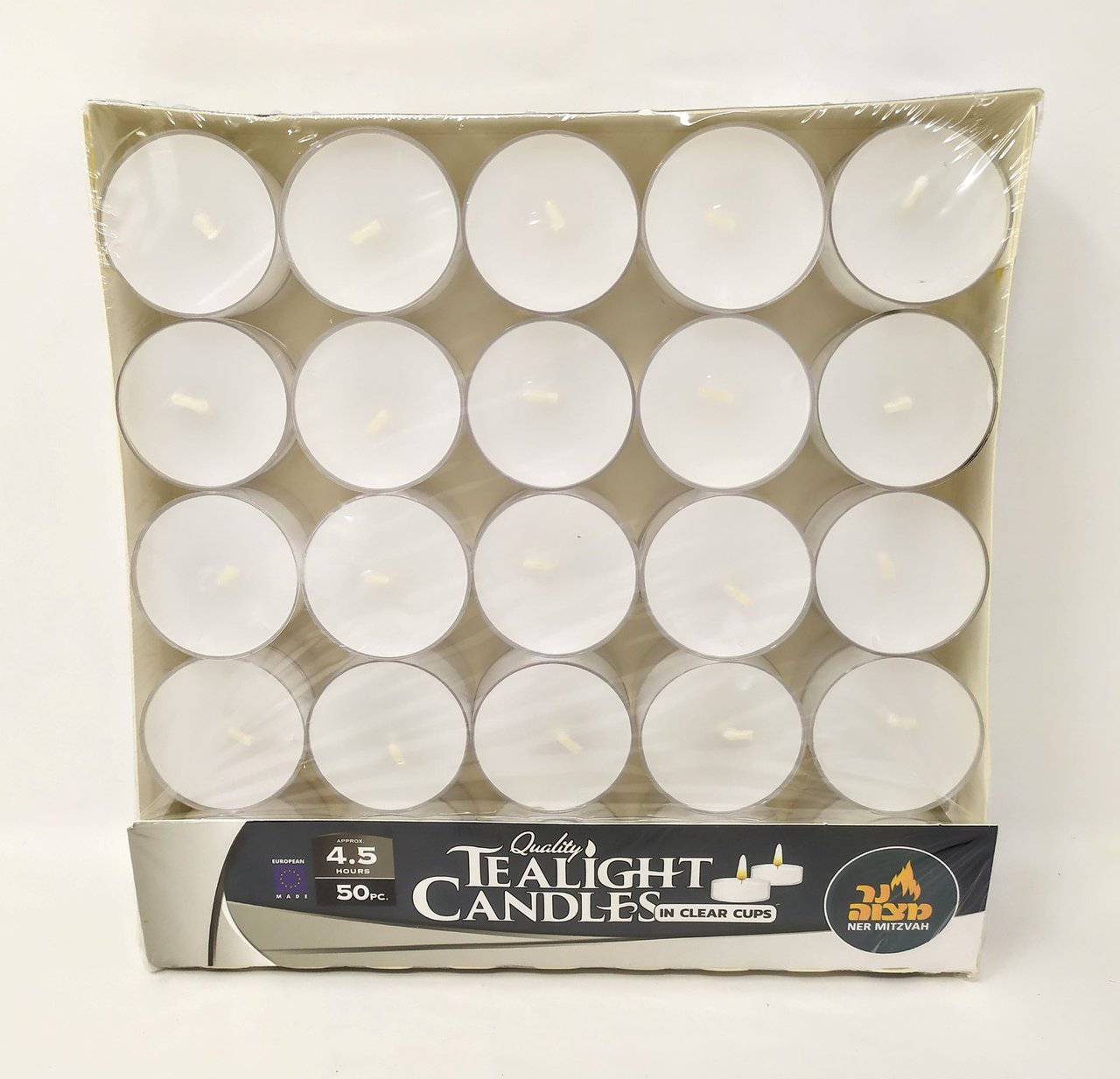 Velas tea light 50 pzas. 4.5 horas - Libreria Jerusalem Centro