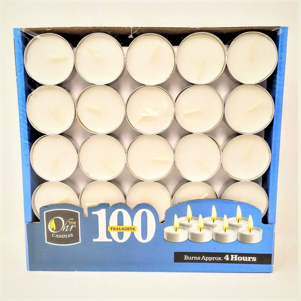 Velas tealight (paq. con 100) 28082 - Libreria Jerusalem Centro