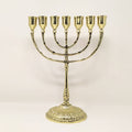 Menora 7 Brazos De Bronce 17802 - Libreria Jerusalem Centro