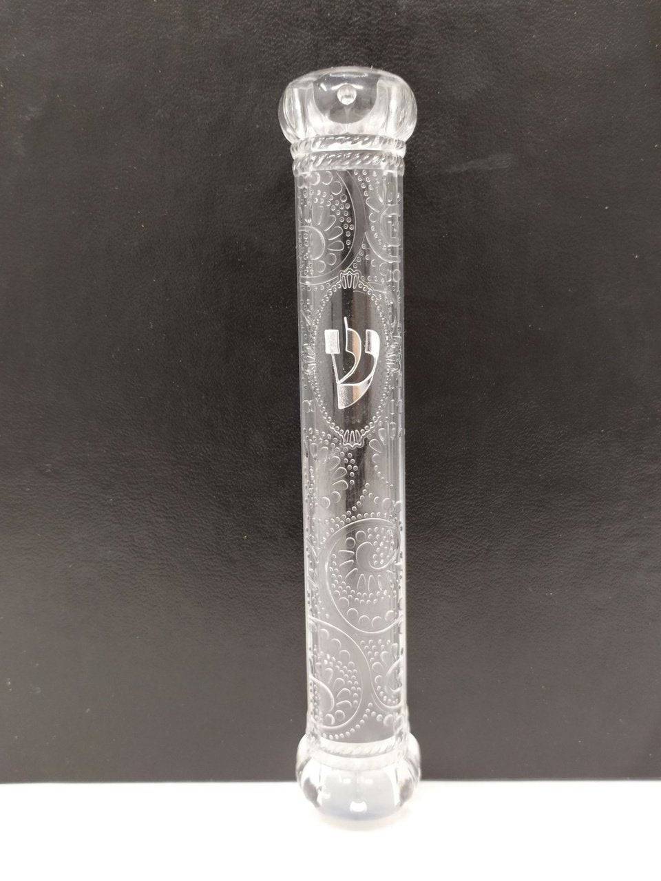 Estuche para mezuza acrílico corona 12 cm. - Libreria Jerusalem Centro