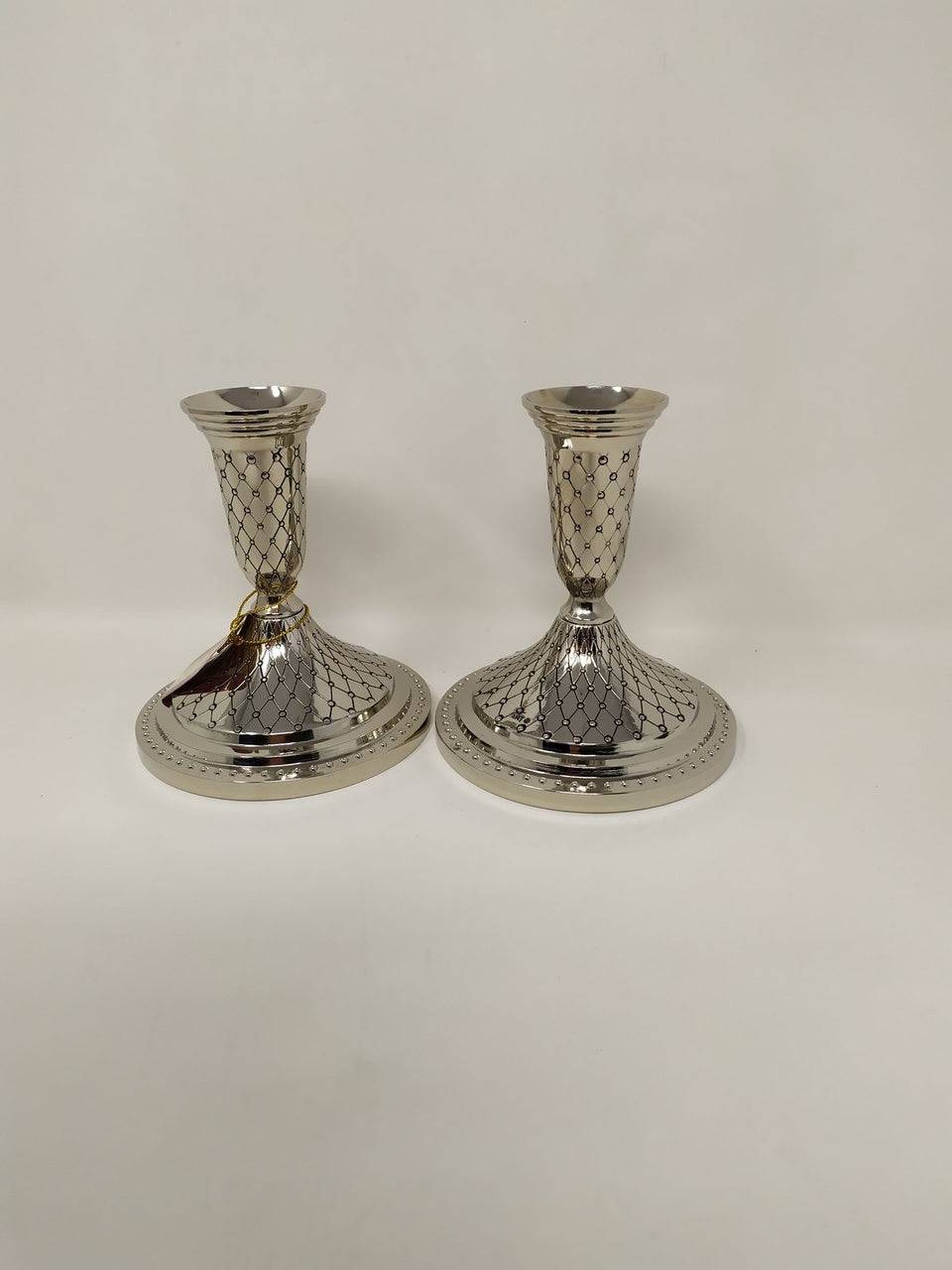 Candelabro Shabat Chico Rombos - Libreria Jerusalem Centro