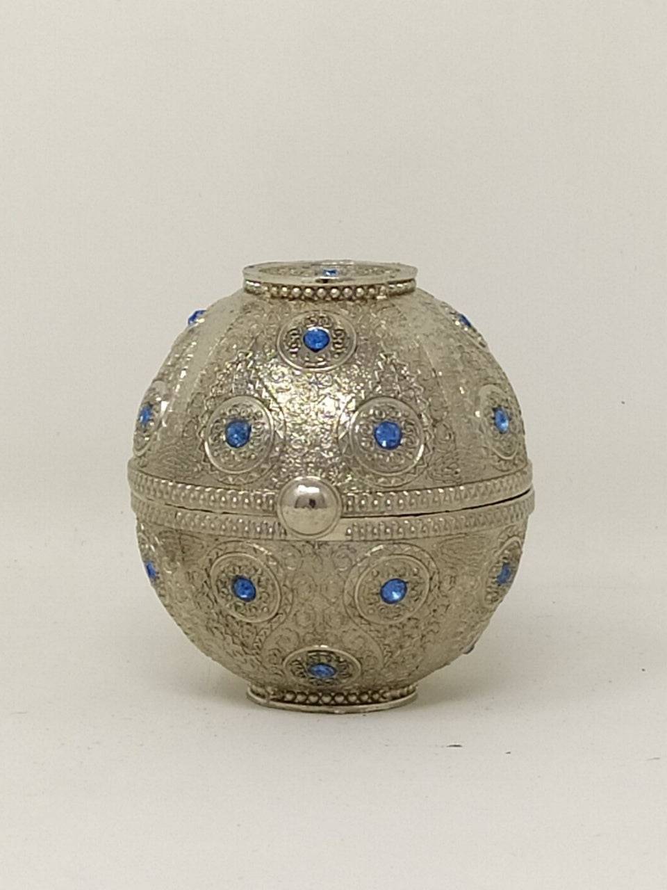 Candelabro Shabat Viajero (redondo) con Tapa - Libreria Jerusalem Centro