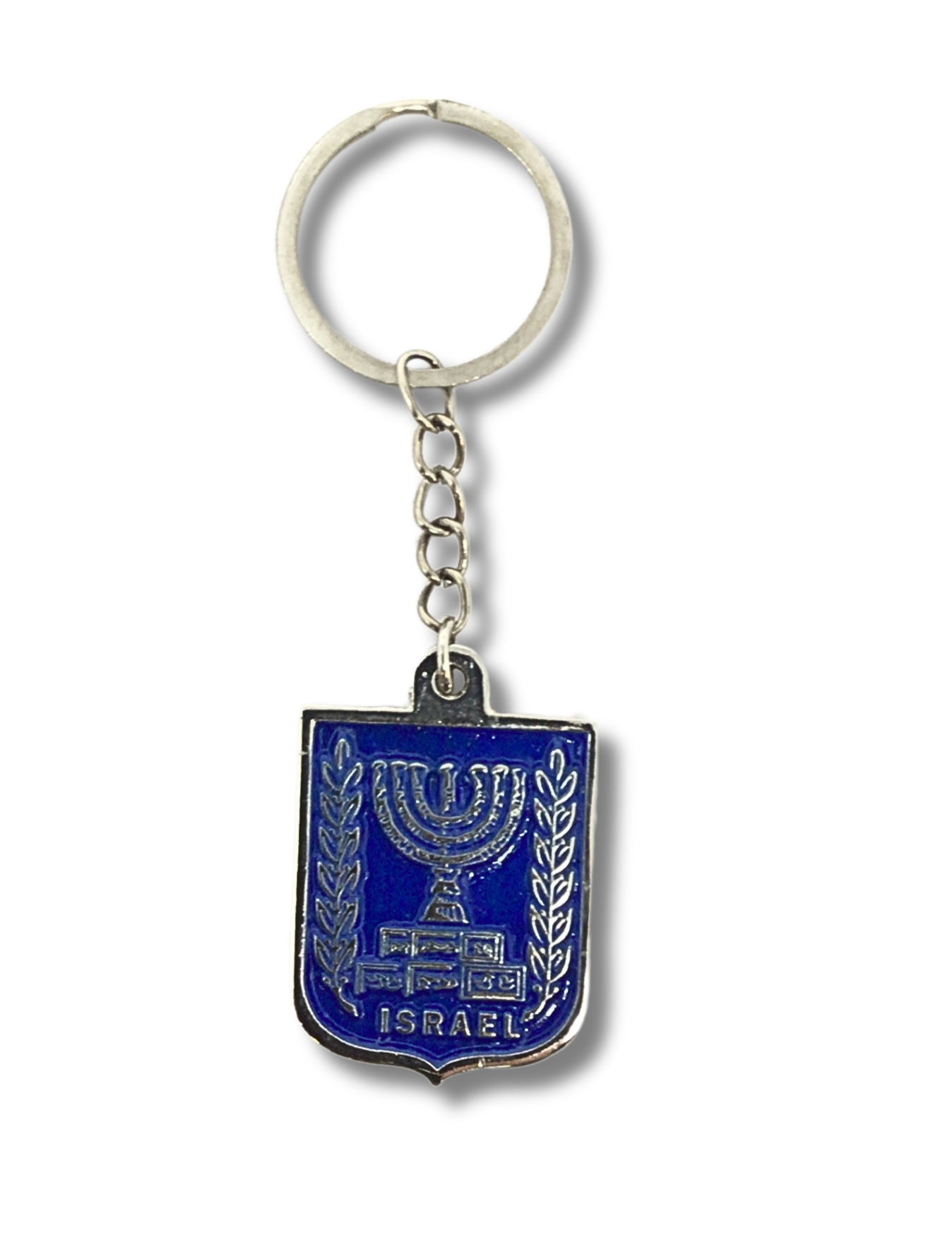 Llavero cuadrado con menora israel 20003
