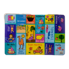 Mantel Alef-bet de lugares y cosas de Israel 90342-155
