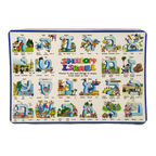 Mantel Alef-bet de lugares y cosas de Israel 90342-155