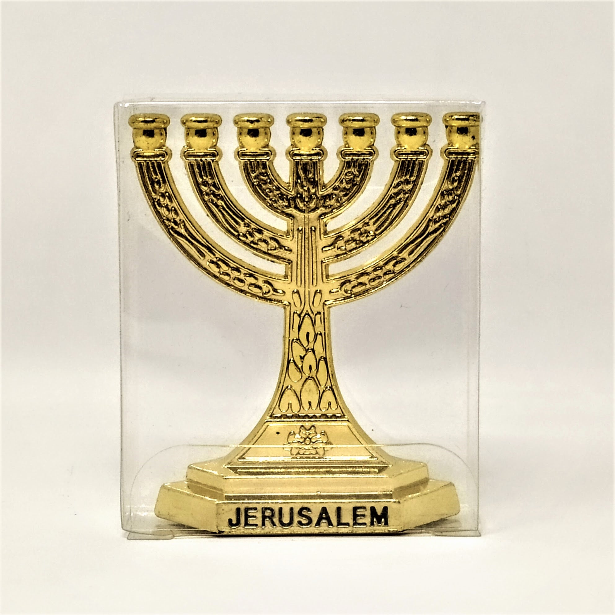 Menora 7 brazos mini dorada 11320