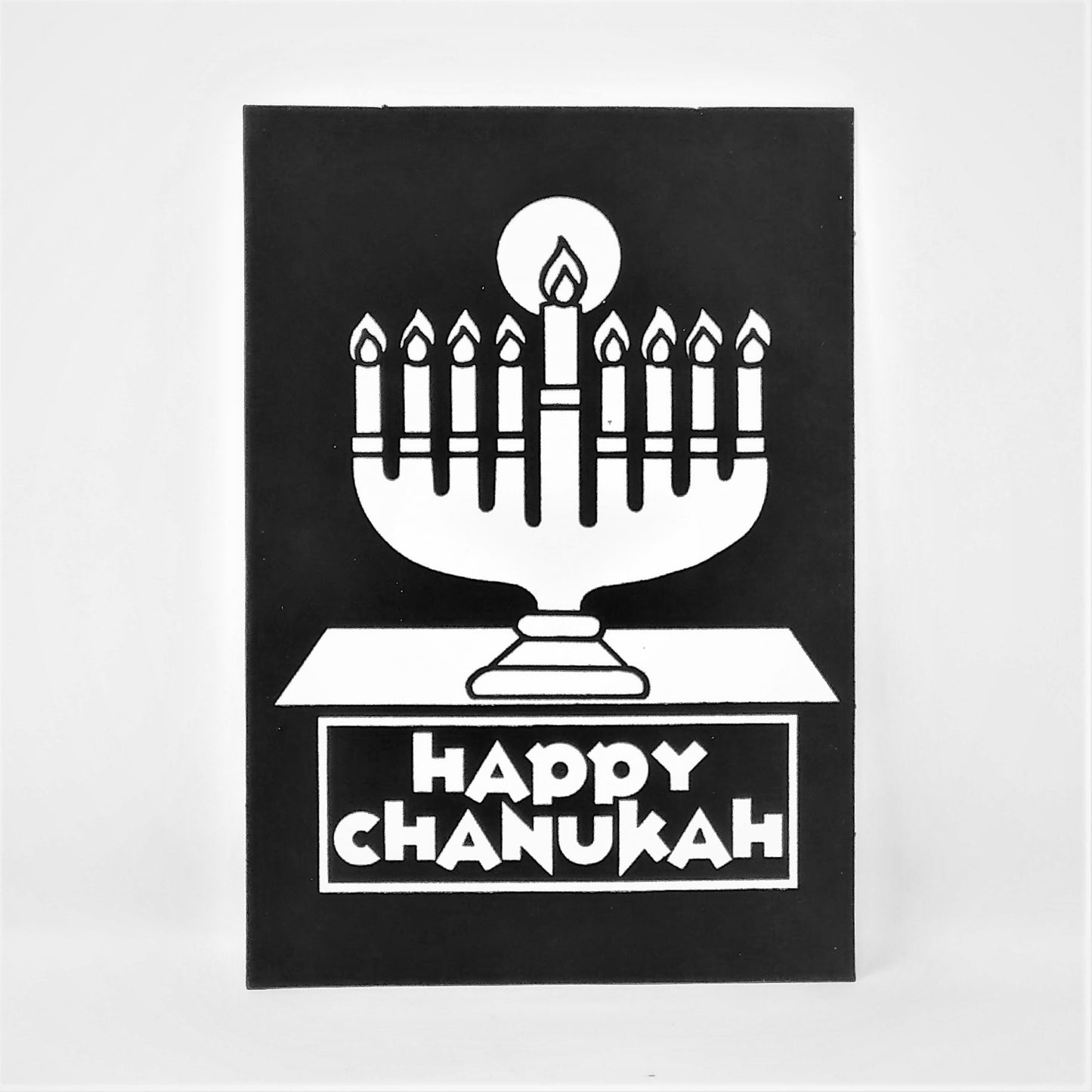 Plantilla de terciopelo Happy Chanukah para Raspar y Jugar 11345