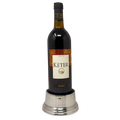 Porta botella de pewter con rayas 18826