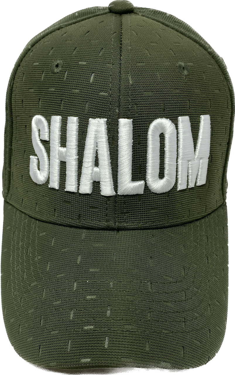 Gorra verde Shalom 3D 11630