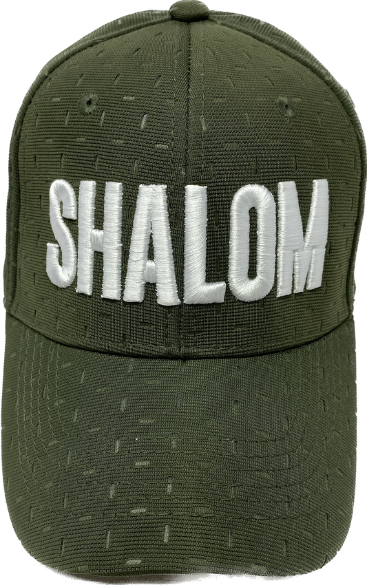 Gorra verde Shalom 3D 11630
