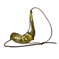 Shofar Ungir Leon de Juda en bronce 11423