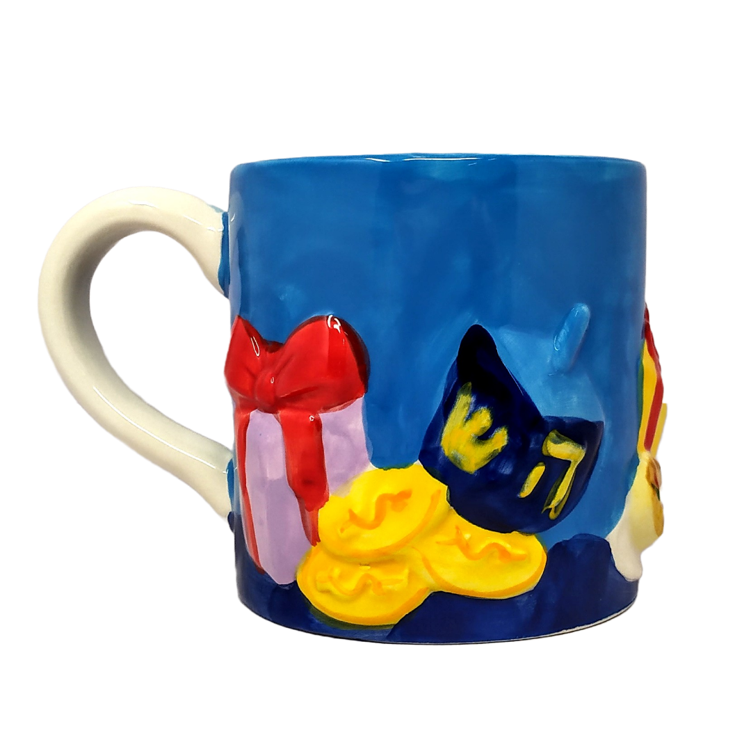 Taza de Janukia pintada a mano 30411