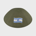 Kipa Flag Israel green 11834 